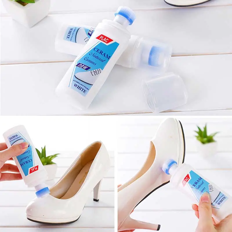 1/5/10Pcs White Shoes Cleaner Whiten Refreshed Polish Cleaning Tool for ...