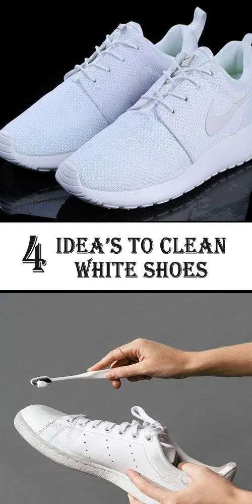 4 Ideas how to clean white shoes