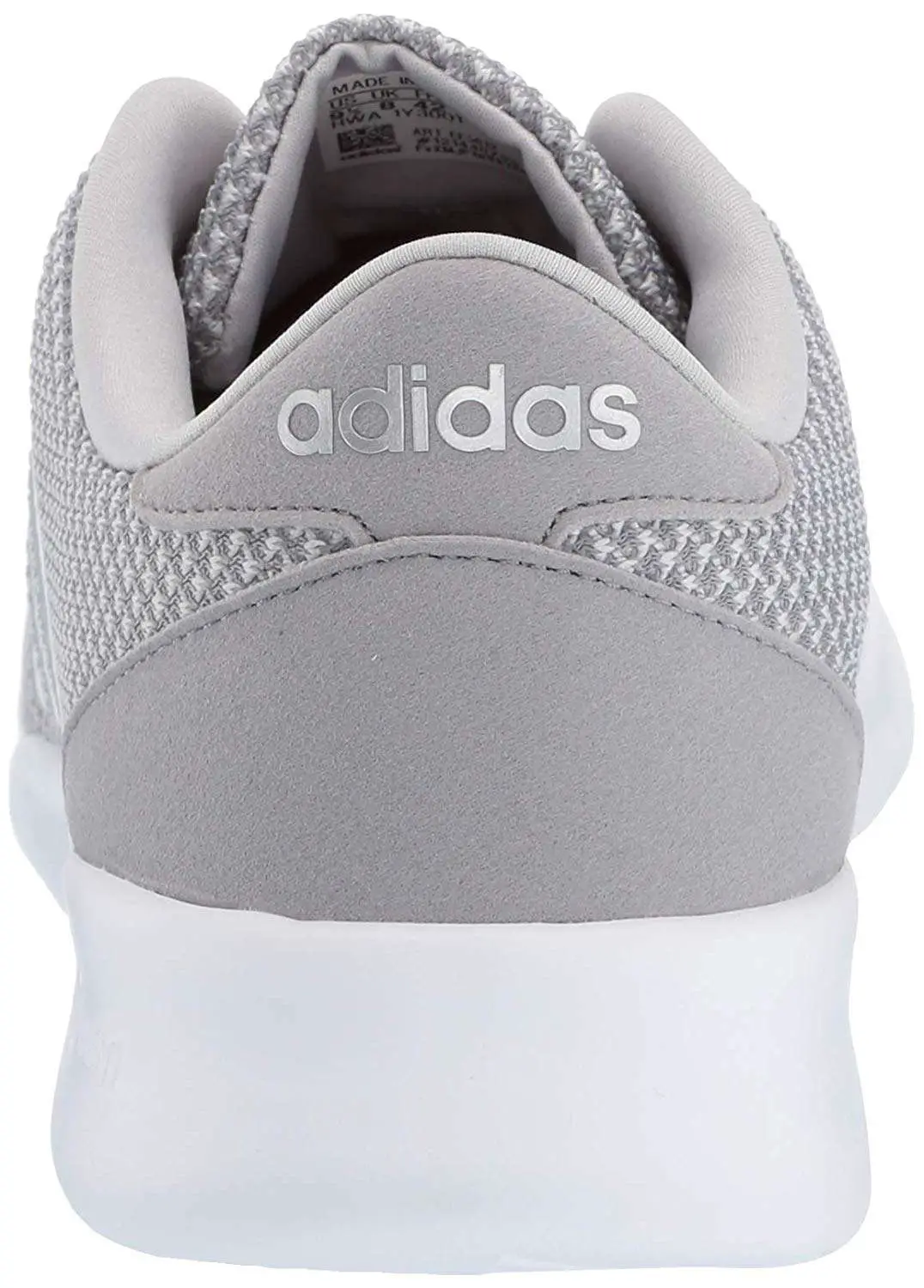 Adidas Womens Cloudfoam QT Racer Low Top Lace Up Walking Shoes, Grey ...