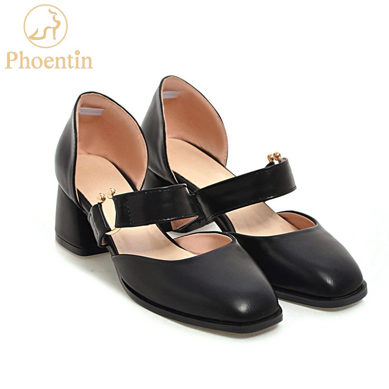 Aliexpress.com : Buy Phoentin black mary jane shoes for women pu ...