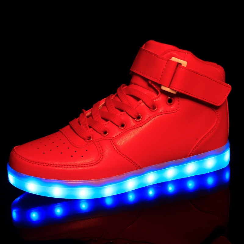 Aliexpress.com : Buy Size 25 46 Kids Light Up Shoes for Children Red ...