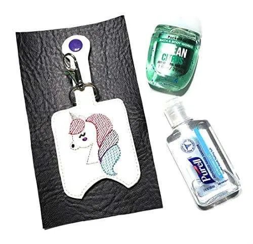 Amazon.com: Unicorn Hand Sanitizer Holder Key Chain: Handmade