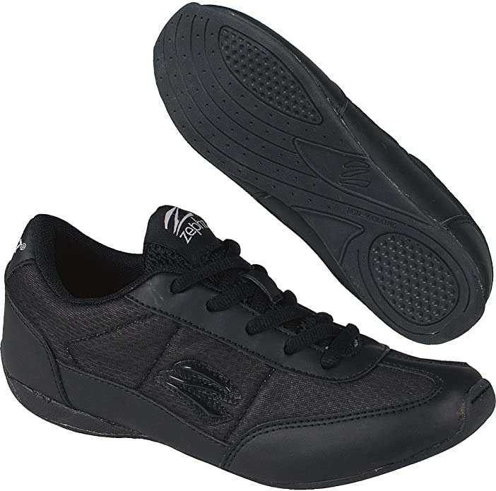 Amazon.com: Zephz Blacklite Cheer Shoe Kids 13: Shoes