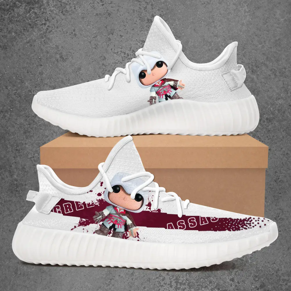 Assassin Creed Limited Edition White Yeezy Sneaker ...