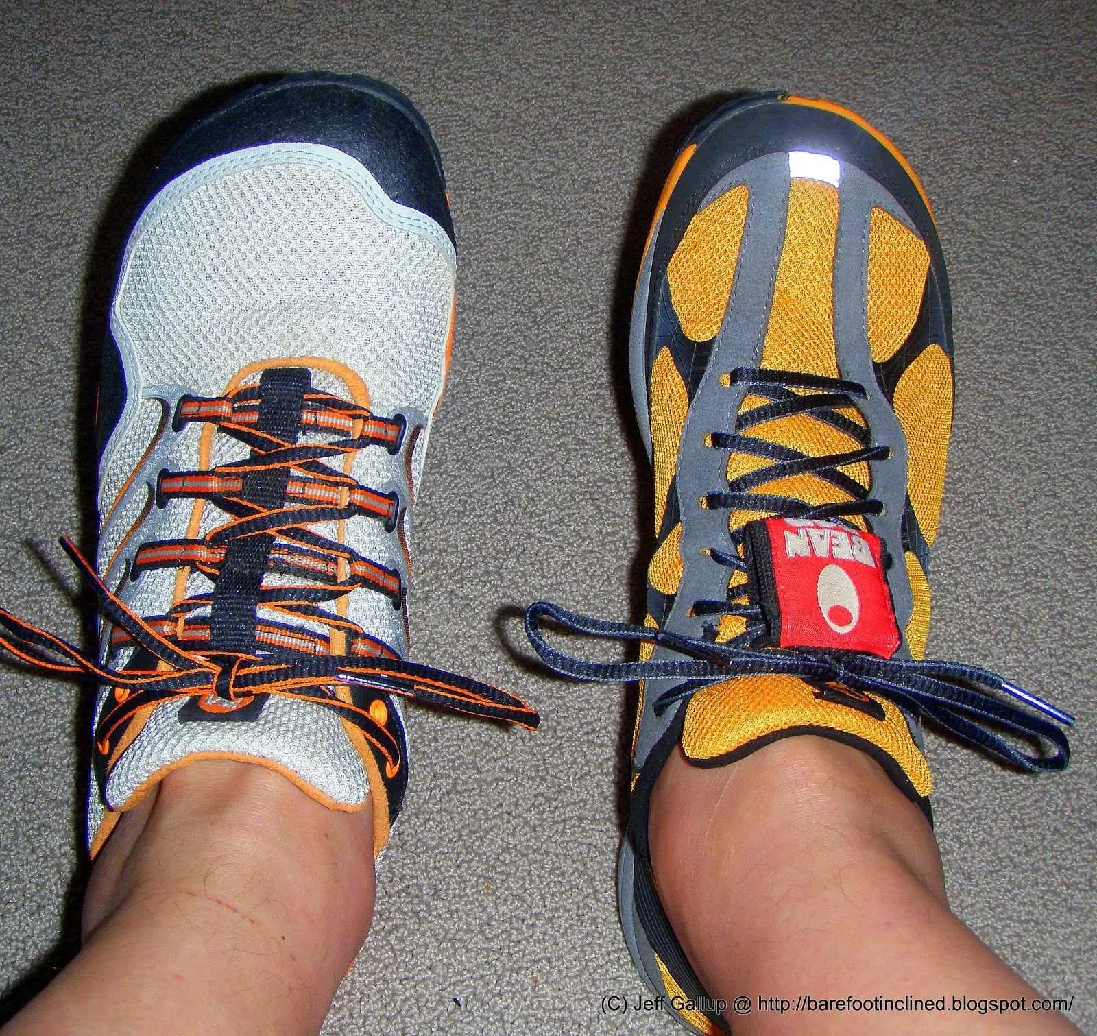 Barefoot Inclined: March Madness: Merrell Road Glove vs ...