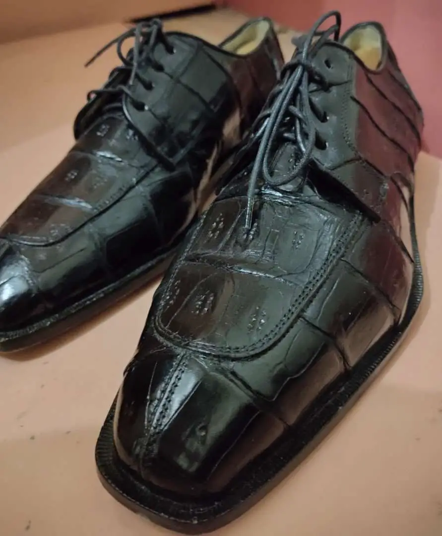 Belvedere Vero Cuoio Crocodile Shoes Made in Florence ...