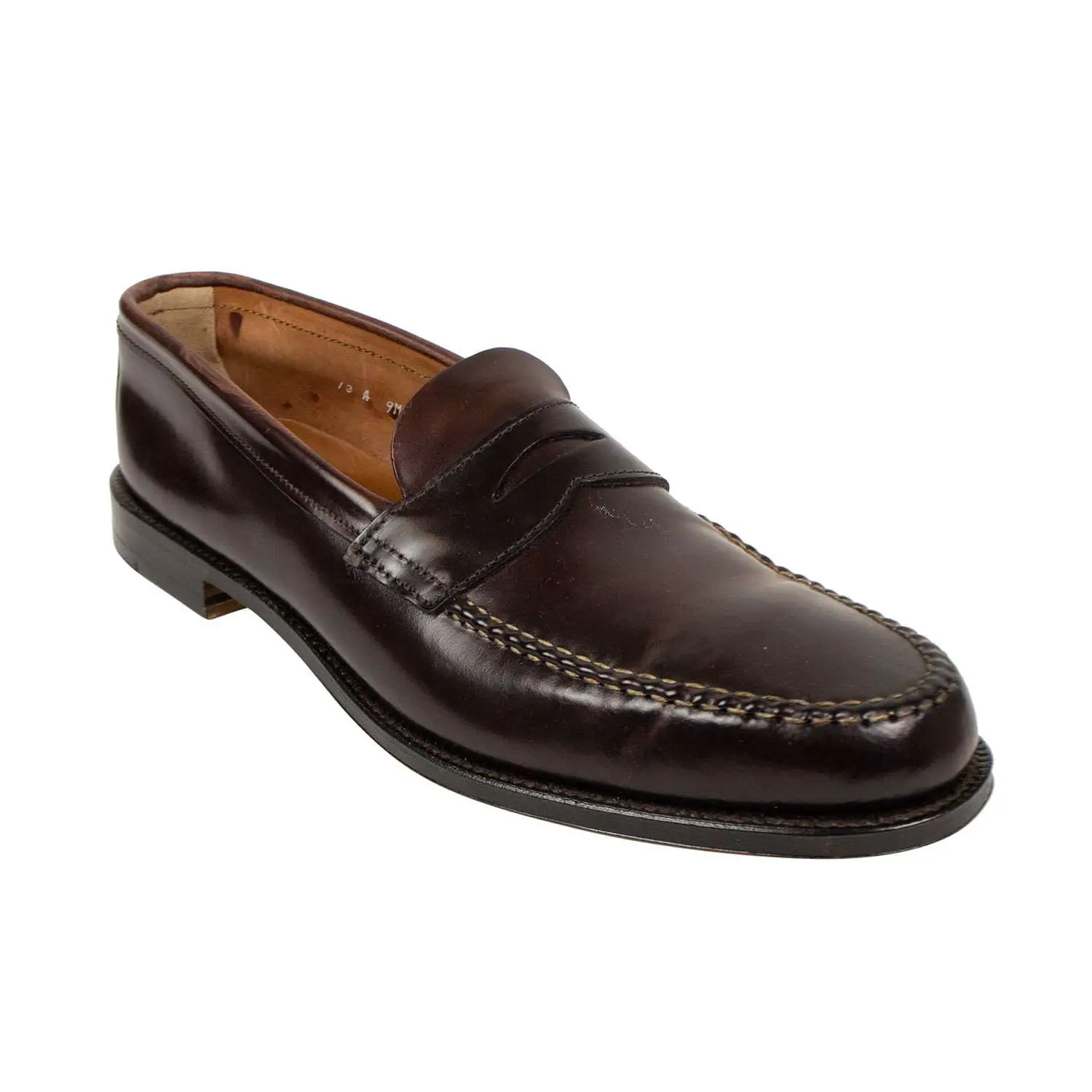 Brooks Brothers // Cordovan Leather Loafer Shoes // Brown ...
