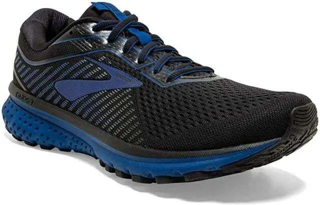 Brooks Mens Ghost 12 Black/true Blue/black Running Shoes ...