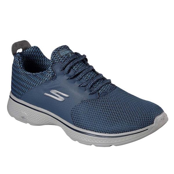 Buy Skechers Go Walk 4 Running Shoes (Navy/Grey) Online