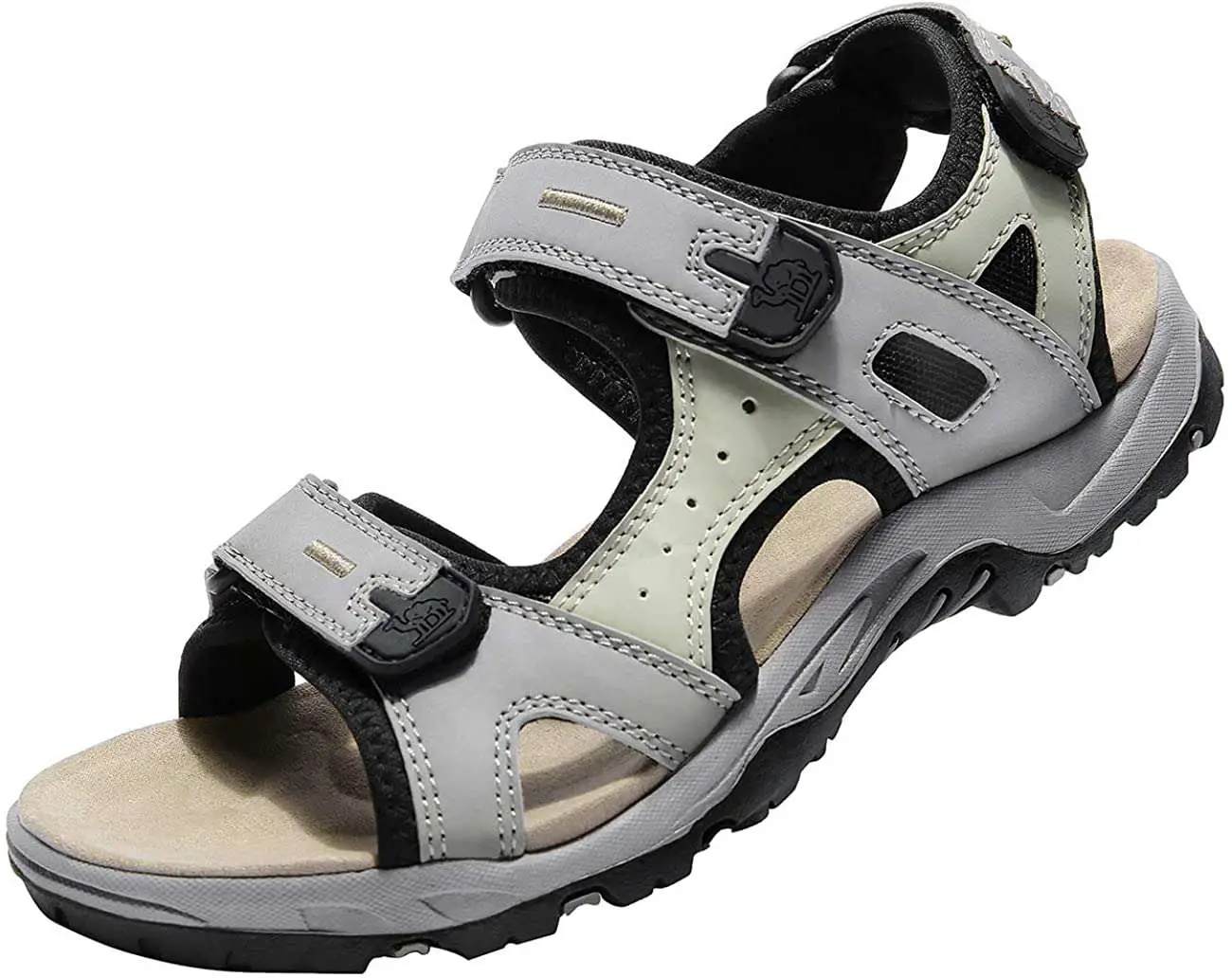 CAMEL CROWN Comfortable Hiking Sandals for Women Waterproof, Grey, Size ...