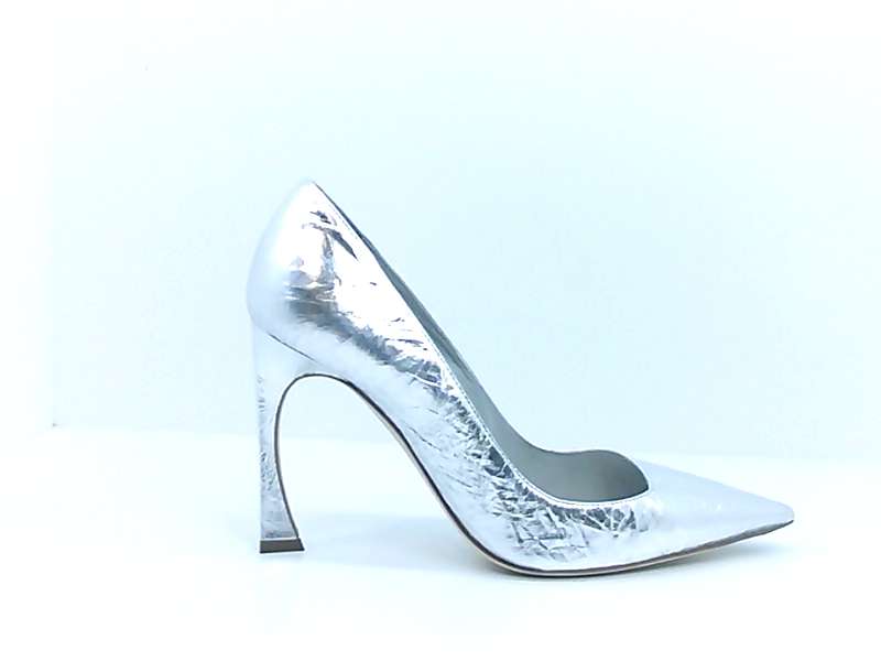 Christian Dior Womens 7TIS Heels, Silver, Size 6.5 xlR0