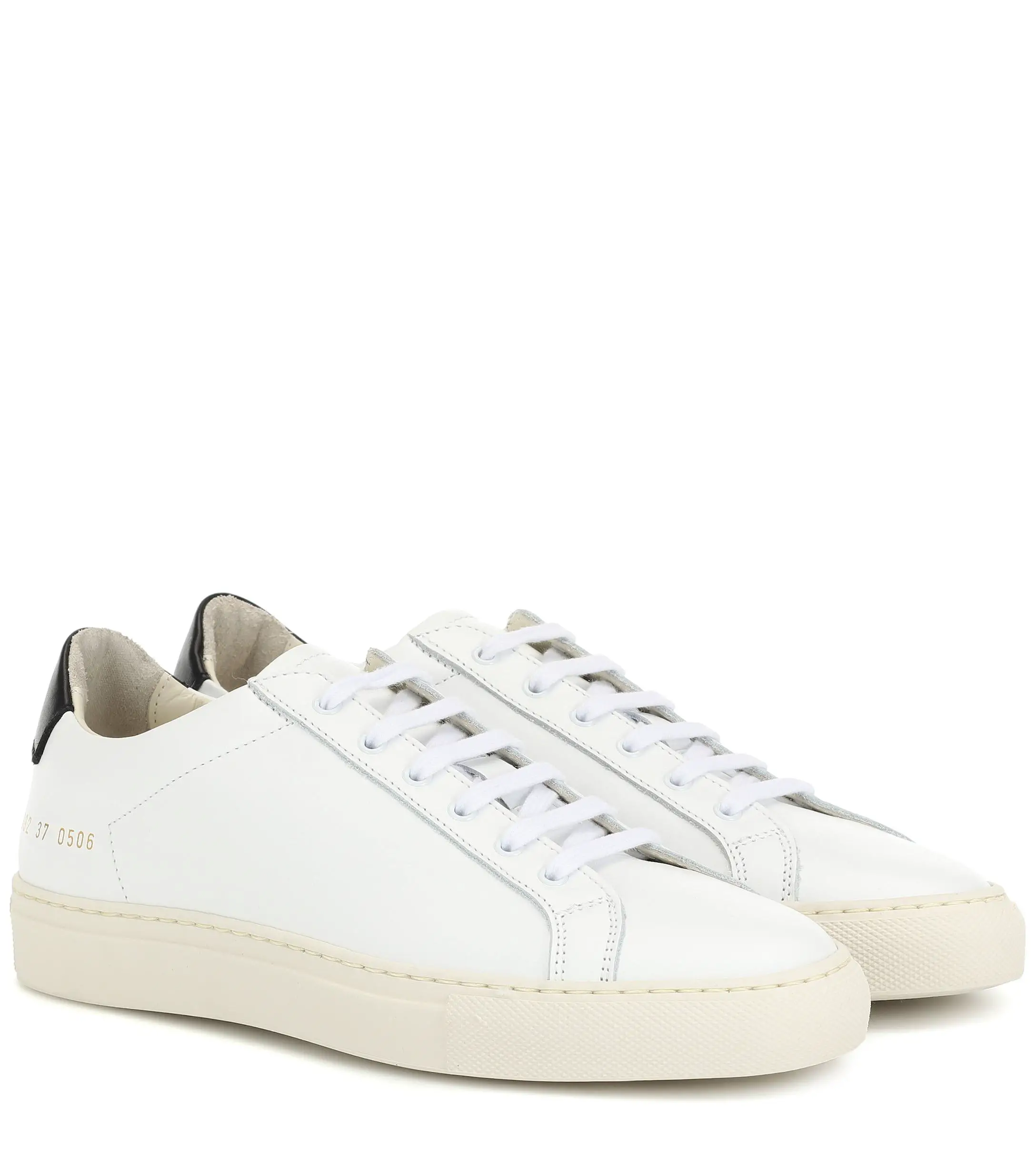 Common Projects Retro Leather Sneakers in White