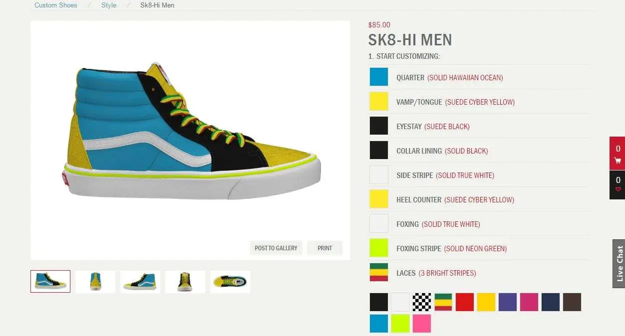 Custom Skate Shoes Online