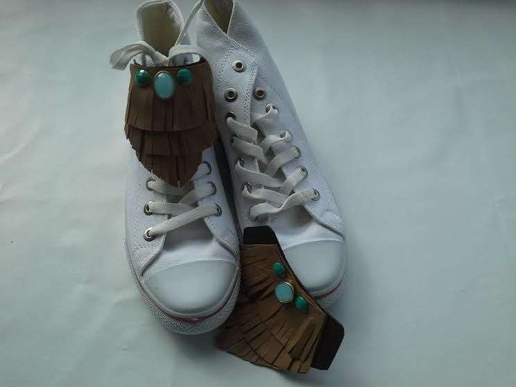 customize diy handmade shoes fringe converse necklace you ...