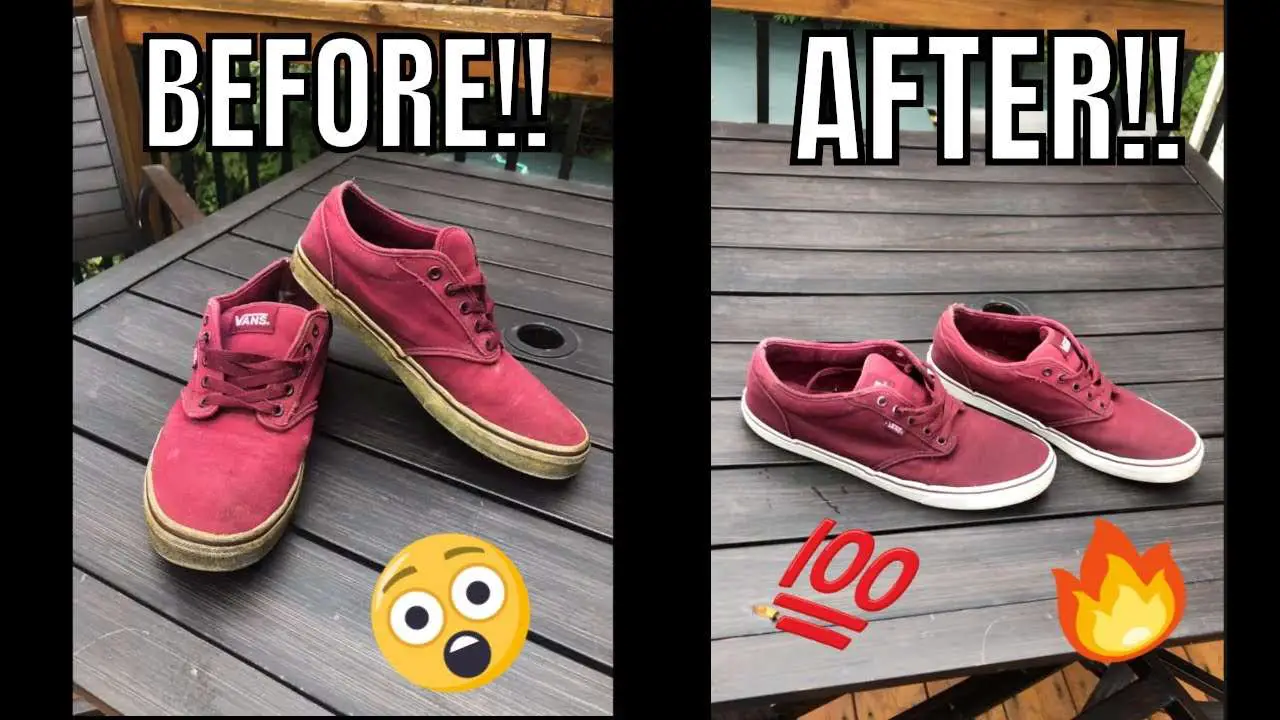 *DIY* How To Make Your Shoes White Again! (Stain Removal ...