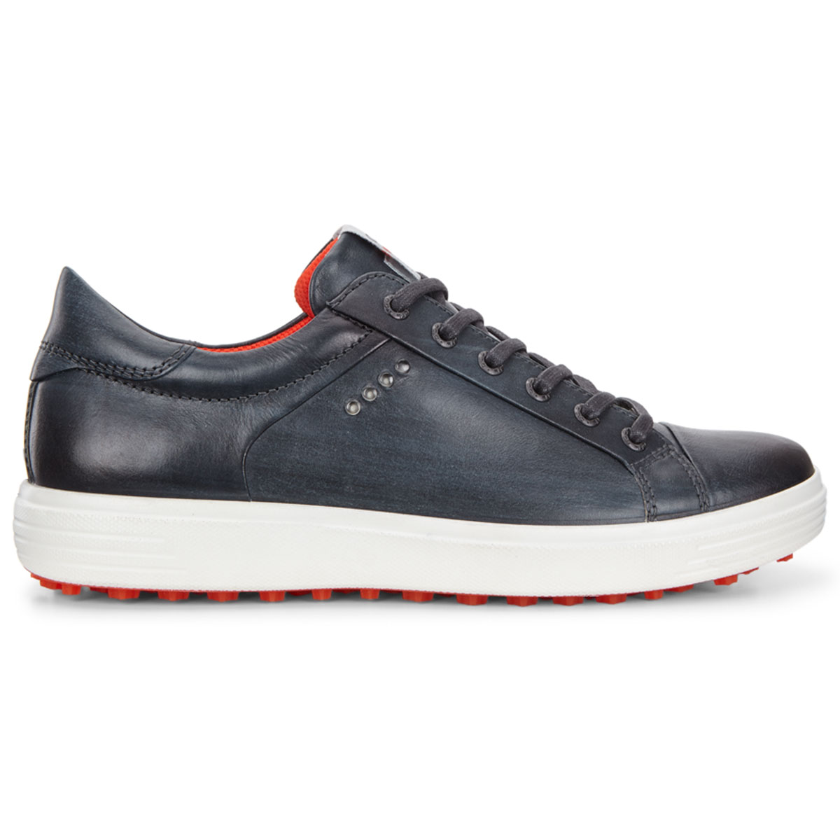 Ecco Mens Casual Hybrid Hydromax Waterproof Leather Spikeless Golf ...