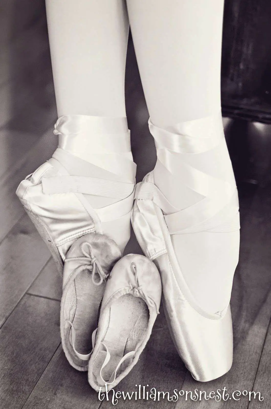 First ballet shoes and first pointe shoes #balletshoes ...