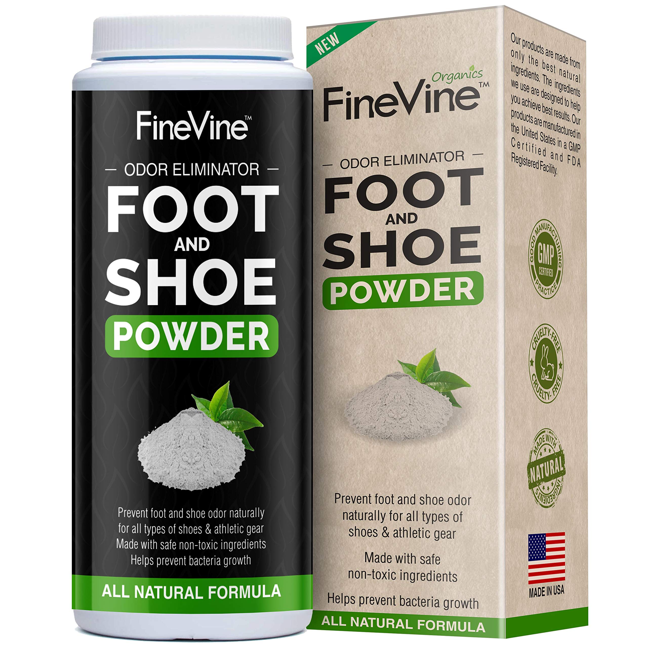 Foot and Shoe Powder Deodorizer and Odor Eliminator Remove Bad Smell ...