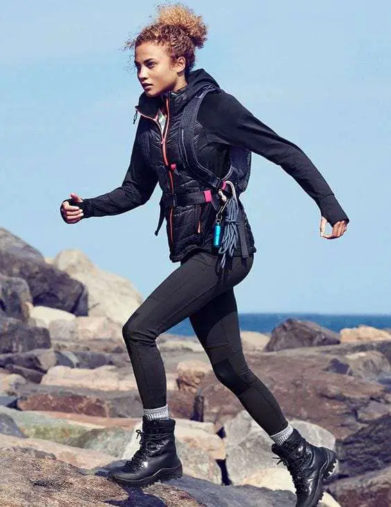 Girls Outfits with Hiking Boots