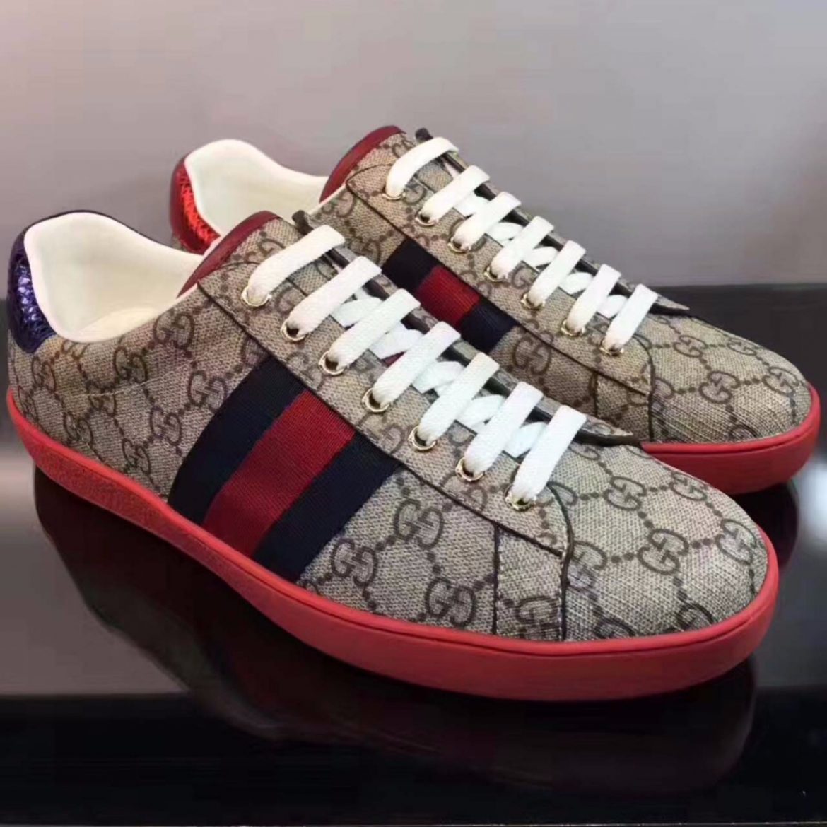 Men's Gucci Ace Sneakers - LoveShoesClub.com