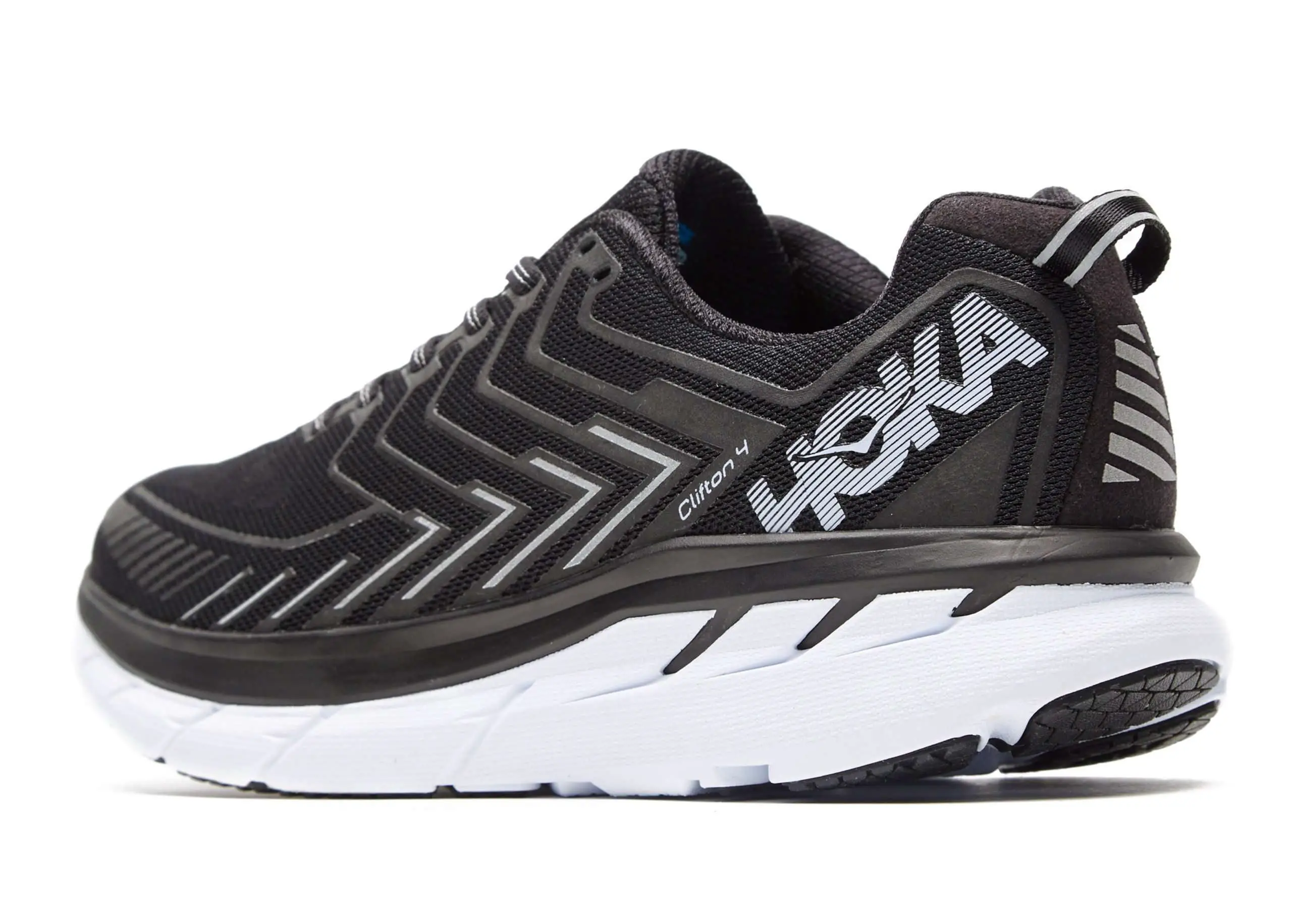 Hoka One One Synthetic Clifton 4 Running Shoes in Black ...