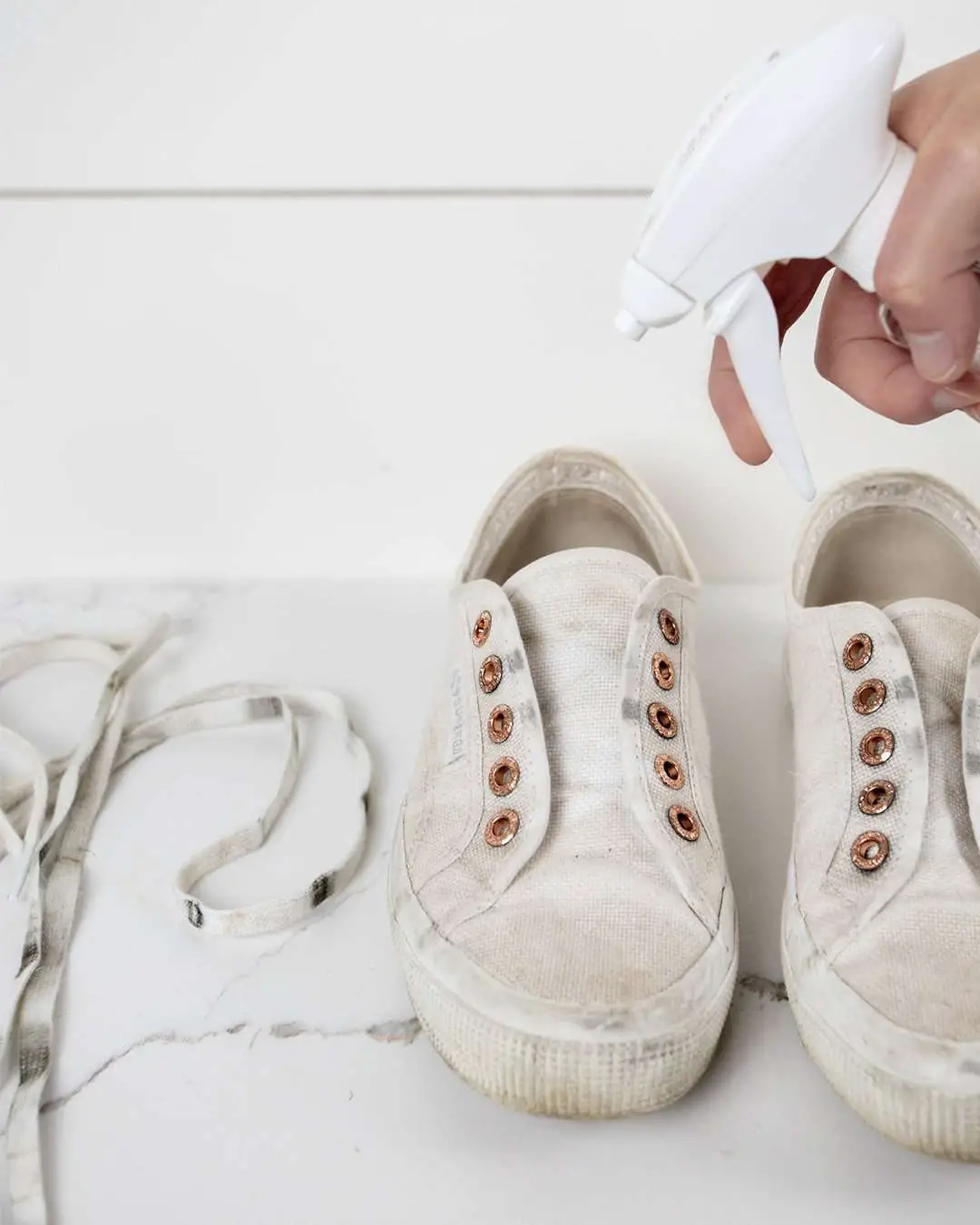 How to Clean White Canvas Sneakers