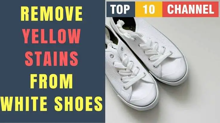 How to get Yellow Stains out of White Shoes