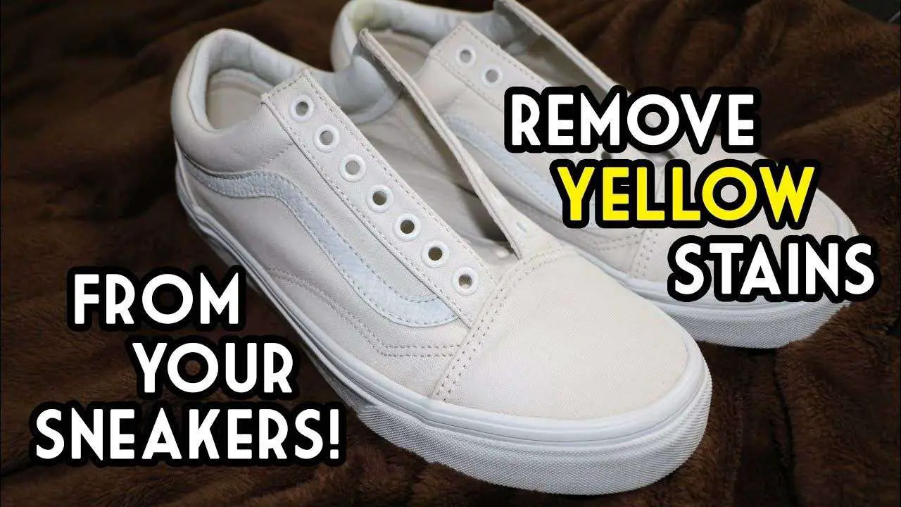 How To Remove Yellow Stains From White Sneakers