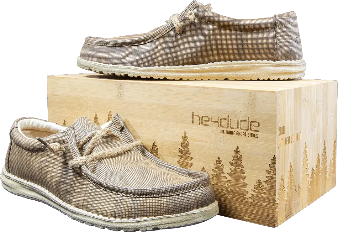 Limited edition Wooden shoes by Hey Dude are stylish and ...