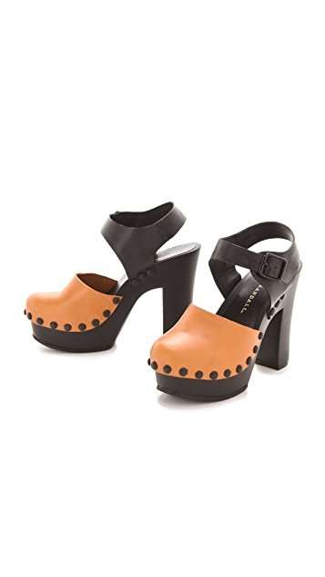 Loeffler Randall Claudelie Platform Clog Sandals