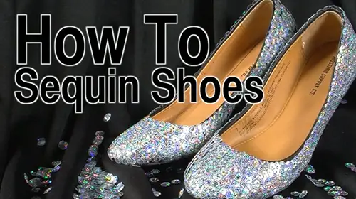 Make Your Own Sequin Shoes using Tulip Fashion Sequins ...