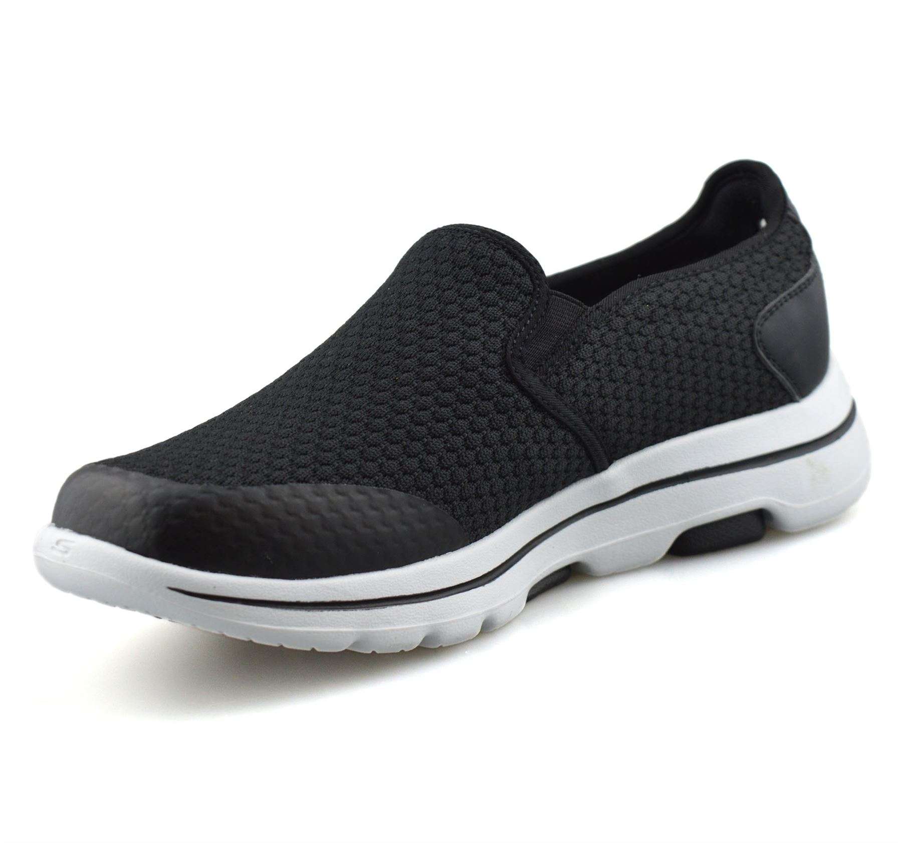 Mens Skechers GOwalk New Slip On Extra Wide Fit Walking Gym Trainers ...