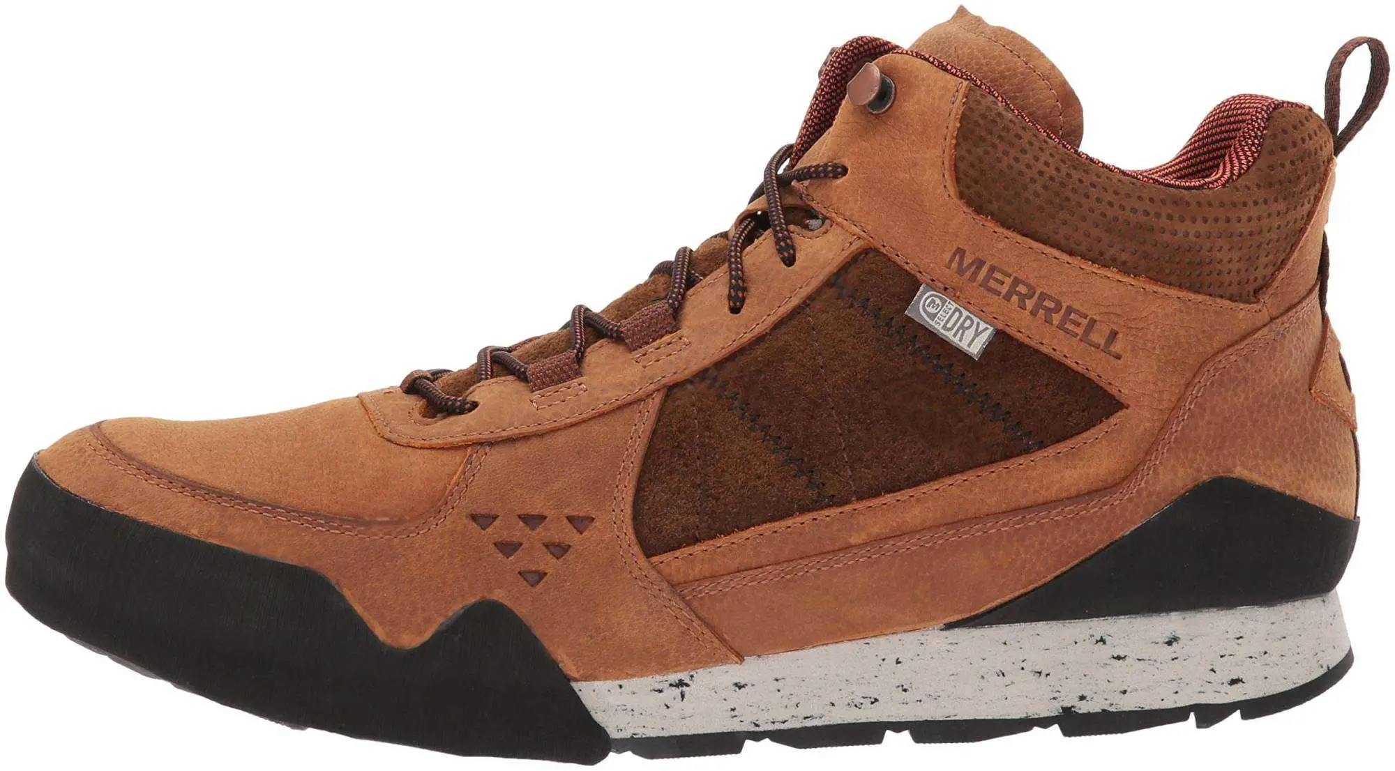 Merrell Burnt Rock Mid Waterproof  Shoes Reviews ...