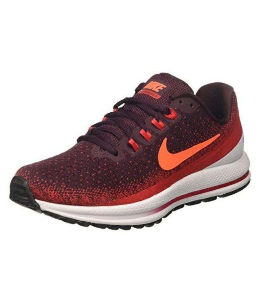 Nike Vomero 13 Running Shoes Red For Gym Wear: Buy Online ...