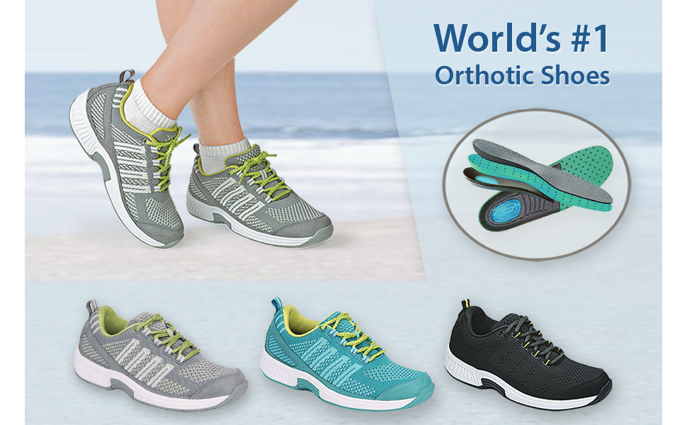 Orthofeet Best Plantar Fasciitis Shoes. Proven Foot and Heel Pain ...