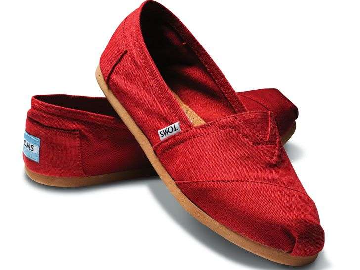 Red toms. Size 9.5 this time...