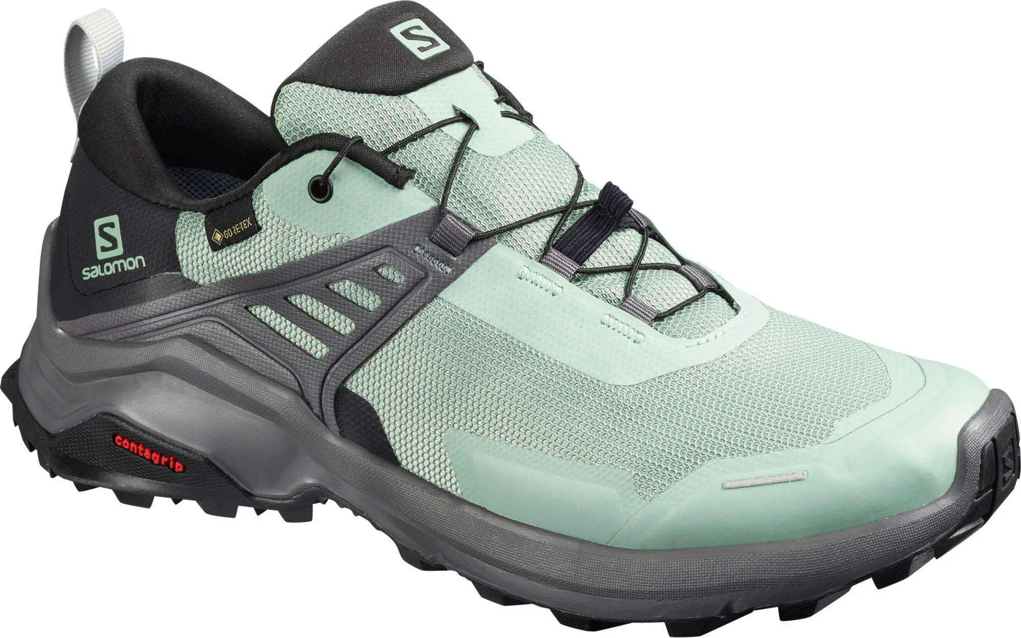 Salomon Lace X Raise Gtx Waterproof Hiking Shoes in Green ...