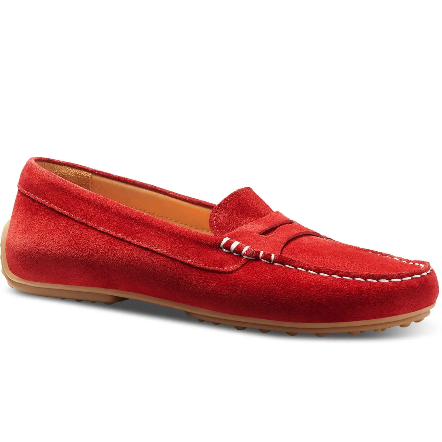 Samuel Hubbard Free Spirit For Her Driver Moccasin Red ...