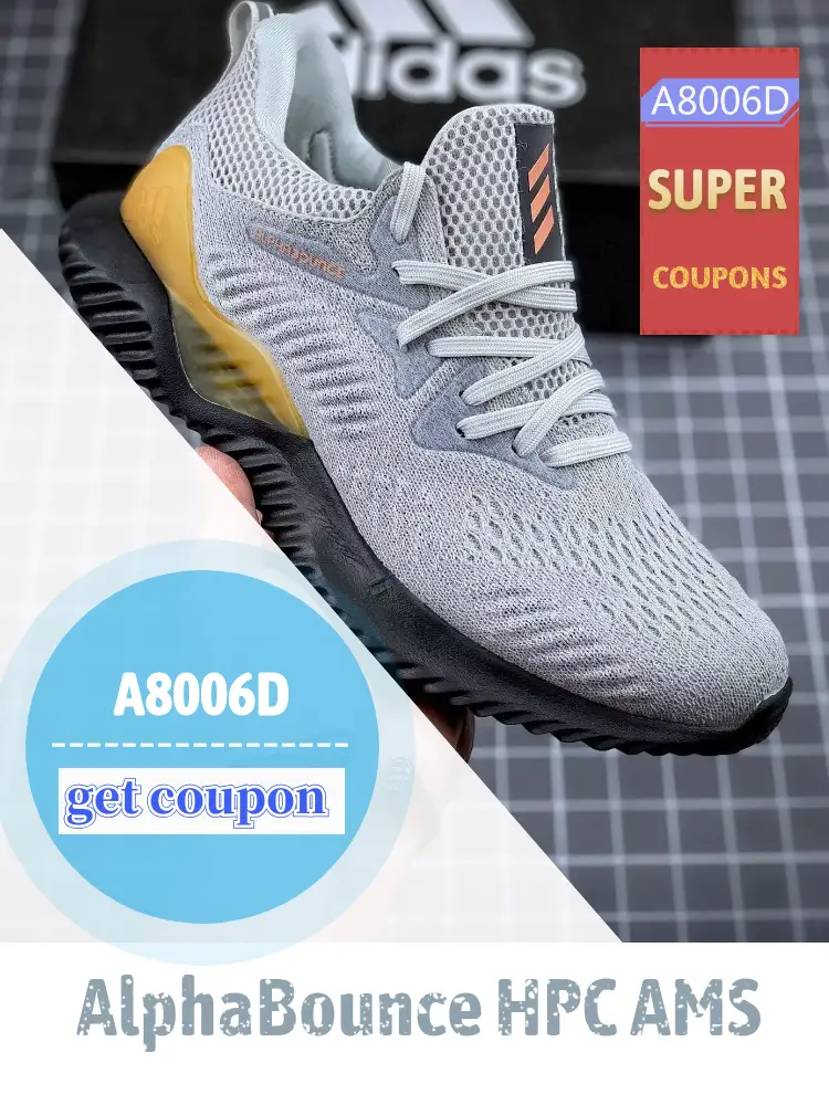 Secrets on How to Get Coupons Adidas AlphaBounce HPC AMS ...