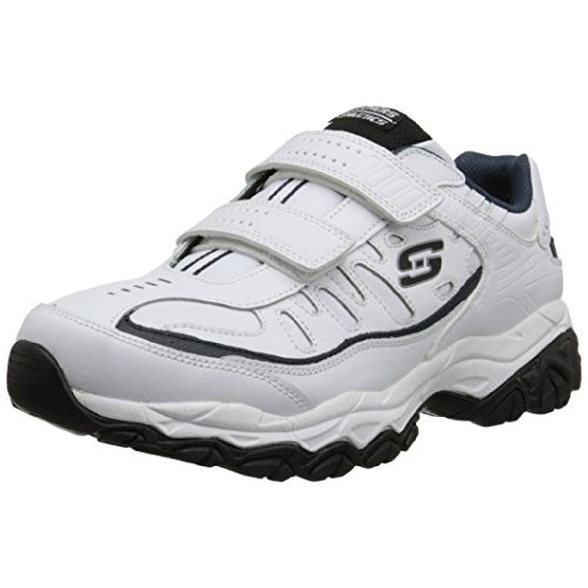 Skechers Mens After Burn White Casual Sneakers 14 Extra Wide (4E) BHFO ...