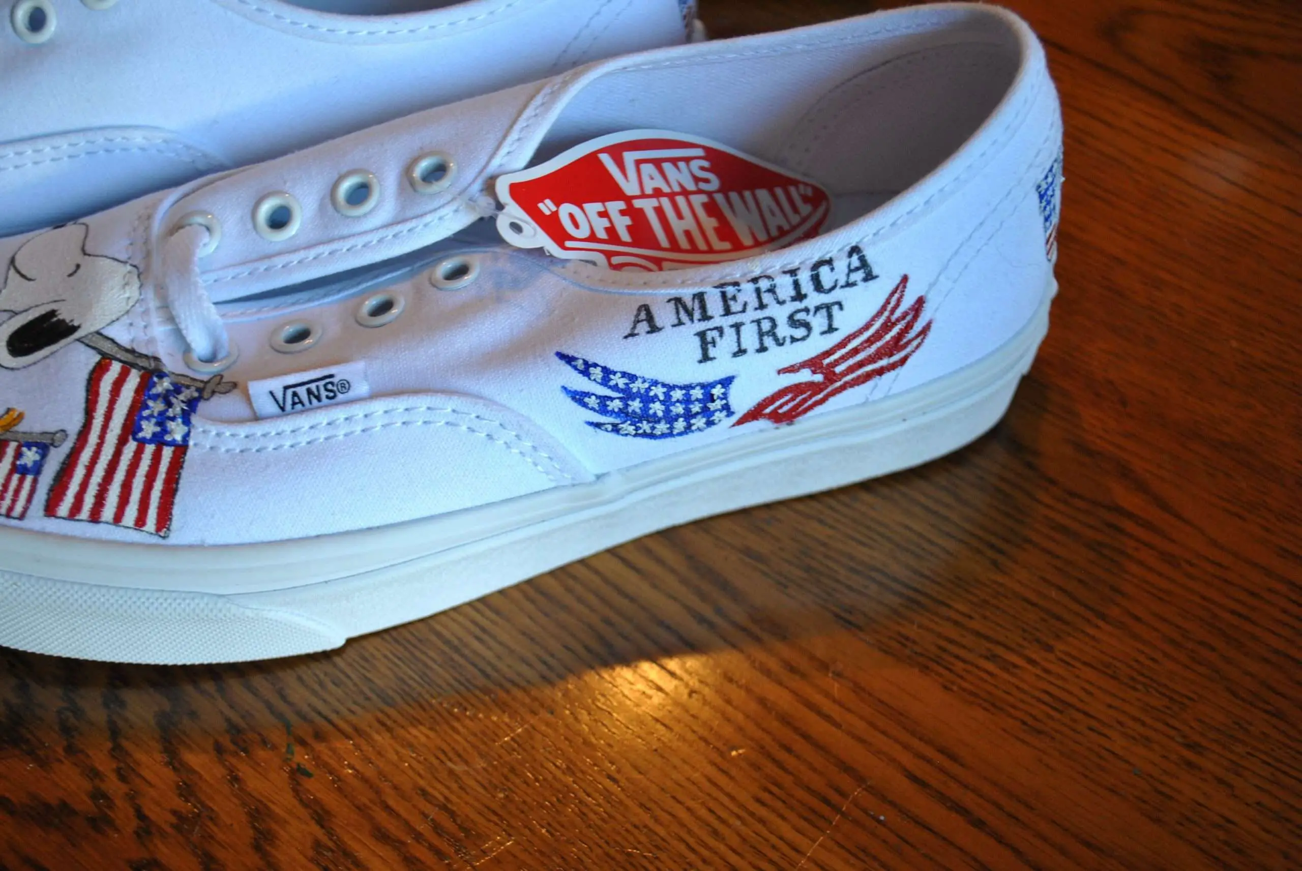 Snoopy 4th of July Celebrations Vans shoes included in ...