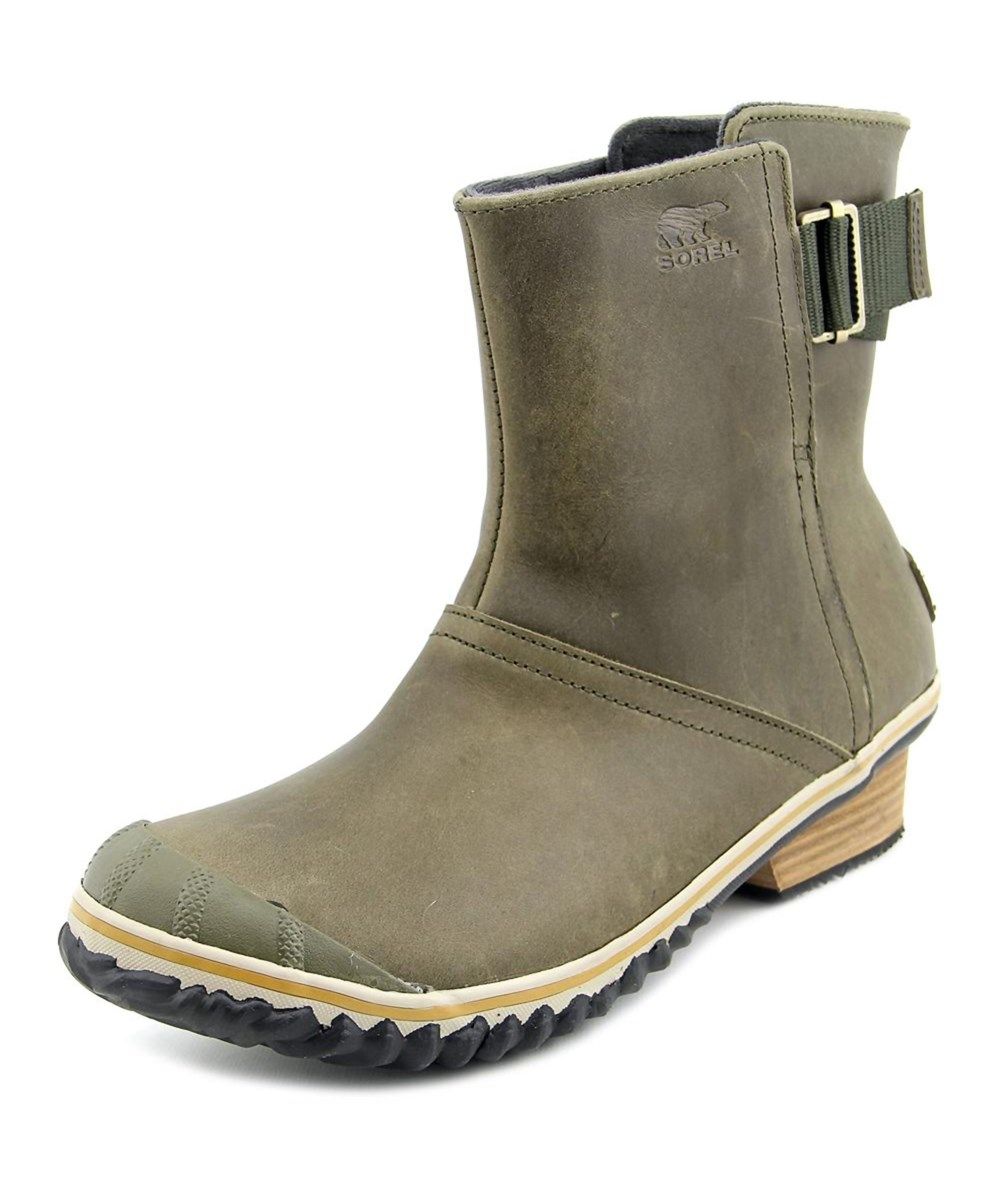 SOREL Sorel Slimboot Pull On Women Round Toe Leather Winter Boot. # ...