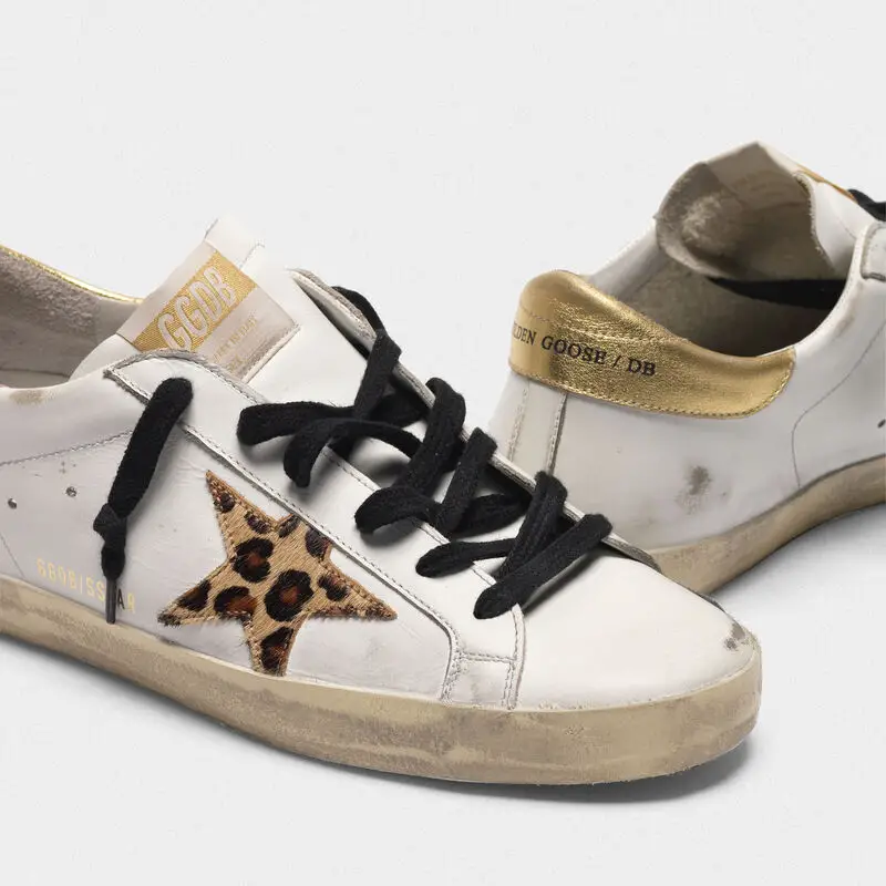 Superstar Superstar sneakers with leopard print star