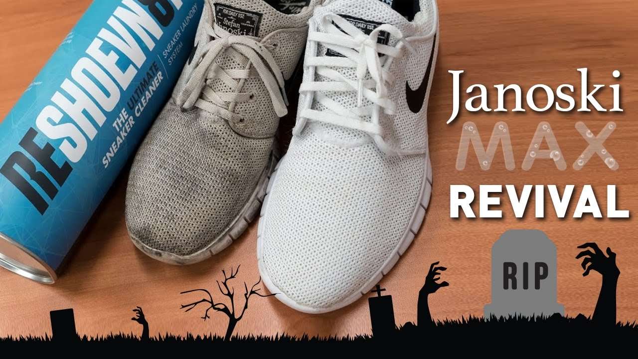 The best way to clean WHITE MESH!! Nike Janoski Max