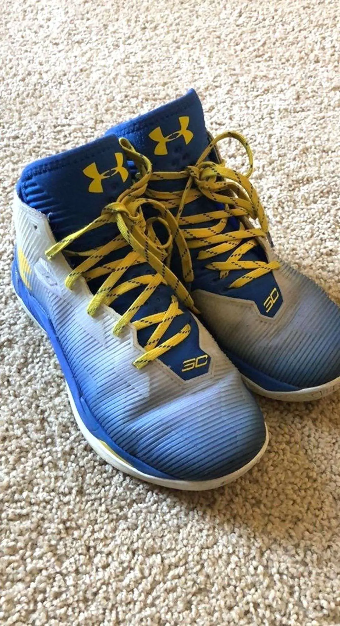 Under Armour Stephen Curry 25 basketball shoes Mens size ...