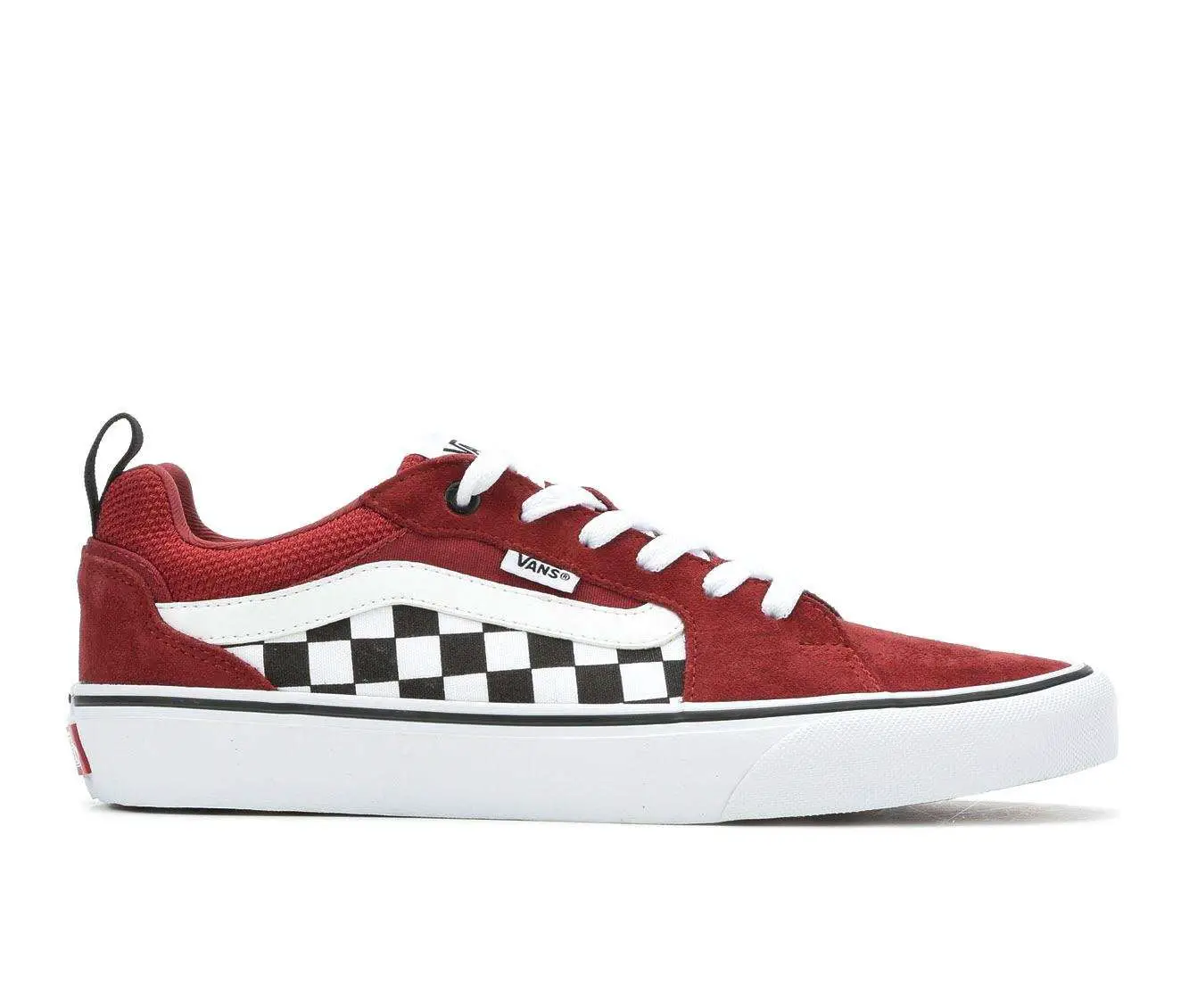 Vans Suede Filmore Athletic Shoe in Red,White Check (Red ...