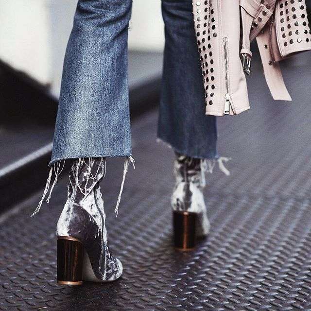 velvet boots