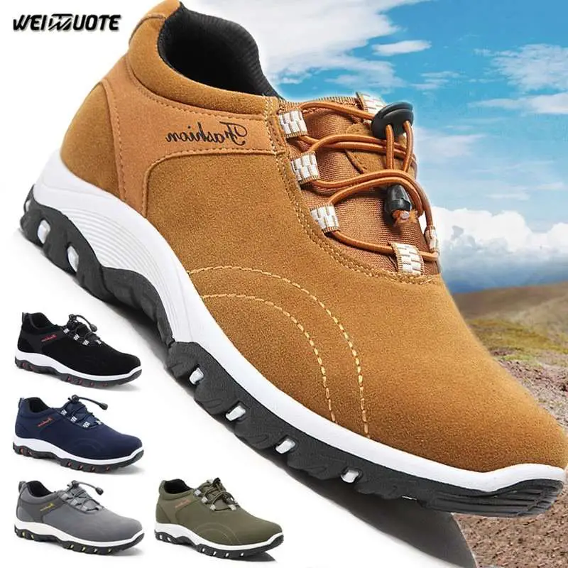 WEINUOTE New Fashion Brand Men Lace up Casual Shoes Male ...